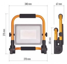 Emos ZS3342 LED reflektor hordozható 51W 4600LM IP44 NW Háztartás / Otthon / Kültér - Világítás / elektromosság - Kerti / kültéri lámpa - 469008