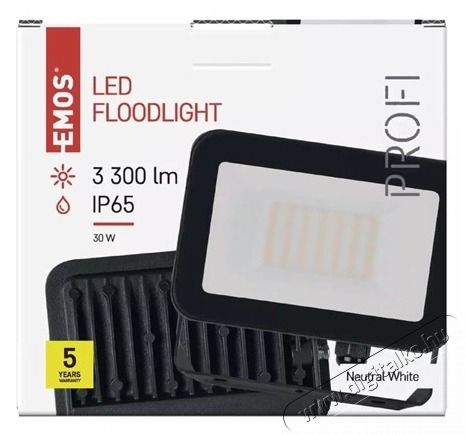 Emos ZS2632 PROFI LED REFLEKTOR 30W 3300LM IP65 NW H&aacute;ztart&aacute;s / Otthon / K&uuml;lt&eacute;r - Vil&aacute;g&iacute;t&aacute;s / elektromoss&aacute;g - Kerti / k&uuml;lt&eacute;ri l&aacute;mpa - 470328