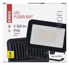 Emos ZS2632 PROFI LED REFLEKTOR 30W 3300LM IP65 NW H&aacute;ztart&aacute;s / Otthon / K&uuml;lt&eacute;r - Vil&aacute;g&iacute;t&aacute;s / elektromoss&aacute;g - Kerti / k&uuml;lt&eacute;ri l&aacute;mpa - 470328