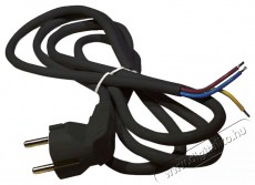 Emos S18315 Flexo Pvc 5m 3×1mm2 fekete szerelhető kábel Mobil / Kommunikáció / Smart - Tablet / E-book kiegészítő, tok - Kábel - 456346