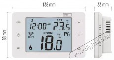 Emos P56201 GoSmart digitális wifi szobatermosztát Háztartás / Otthon / Kültér - Okos otthon - Termosztát - 468183