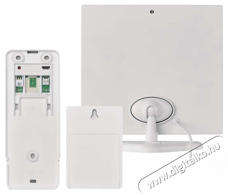 Emos H4030 GoSmart IP-09D DC vezet&eacute;k n&eacute;lk&uuml;li, akkumul&aacute;toros, napelemes, vide&oacute;s kaputelefon wifivel F&eacute;nyk&eacute;pezőg&eacute;p / kamera - Megfigyelő / IP kamera - 468190