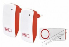 Emos P5750.2R AC vezeték nélküli csengő Háztartás / Otthon / Kültér - Lakásfelszerelés - Csengő - 418197