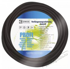 Emos P01830 hosszabbító gumikábellel, 30M, fekete Újdonságok - Új termékek - 369324