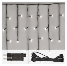 Emos D1CC03 CNT 2,5m 100LED IP44 12W időz&iacute;tős hideg feh&eacute;r j&eacute;gcsapok kezdő k&eacute;szlet H&aacute;ztart&aacute;s / Otthon / K&uuml;lt&eacute;r - Vil&aacute;g&iacute;t&aacute;s / elektromoss&aacute;g - Led szalag / f&eacute;nyf&uuml;z&eacute;r - 500425