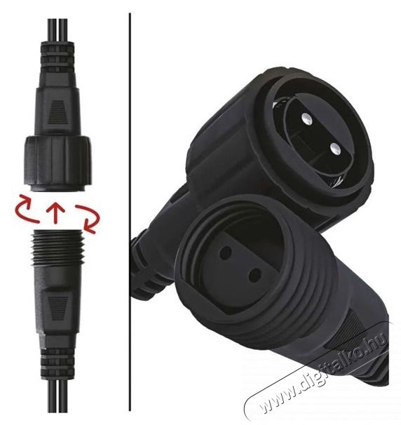 Emos D1CC03 CNT 2,5m 100LED IP44 12W időz&iacute;tős hideg feh&eacute;r j&eacute;gcsapok kezdő k&eacute;szlet H&aacute;ztart&aacute;s / Otthon / K&uuml;lt&eacute;r - Vil&aacute;g&iacute;t&aacute;s / elektromoss&aacute;g - Led szalag / f&eacute;nyf&uuml;z&eacute;r - 500425