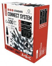 Emos D1CC03 CNT 2,5m 100LED IP44 12W időz&iacute;tős hideg feh&eacute;r j&eacute;gcsapok kezdő k&eacute;szlet H&aacute;ztart&aacute;s / Otthon / K&uuml;lt&eacute;r - Vil&aacute;g&iacute;t&aacute;s / elektromoss&aacute;g - Led szalag / f&eacute;nyf&uuml;z&eacute;r - 500425