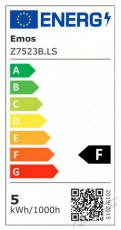 Emos Z7523B fekete LED asztali lámpa Háztartás / Otthon / Kültér - Világítás / elektromosság - Asztali lámpa - 337083