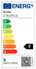 Emos Z7523W fehér LED asztali lámpa Háztartás / Otthon / Kültér - Világítás / elektromosság - Asztali lámpa - 337084