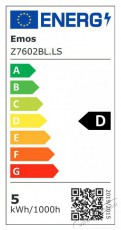 Emos Z7602BL LED Stella asztali lámpa - kék Háztartás / Otthon / Kültér - Világítás / elektromosság - Asztali lámpa - 369402