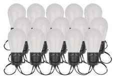 Emos GoSmart 15x parti izzók, 15 m, kültéri és beltéri, RGBIC WiFi LED fényfüzér Háztartás / Otthon / Kültér - Világítás / elektromosság - Led szalag / fényfüzér - 507201