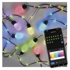 Emos GoSmart 15x parti izz&oacute;k, 15 m, k&uuml;lt&eacute;ri &eacute;s belt&eacute;ri, RGBIC WiFi LED f&eacute;nyf&uuml;z&eacute;r H&aacute;ztart&aacute;s / Otthon / K&uuml;lt&eacute;r - Vil&aacute;g&iacute;t&aacute;s / elektromoss&aacute;g - Led szalag / f&eacute;nyf&uuml;z&eacute;r - 507201