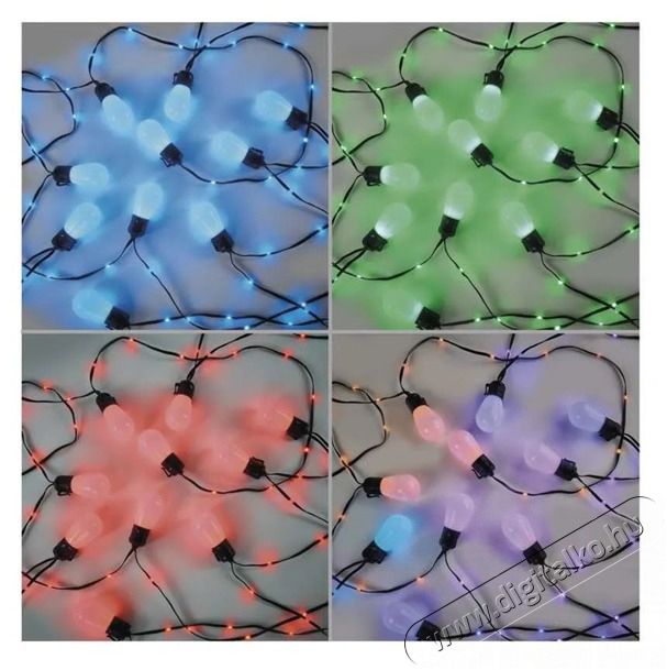 Emos GoSmart 15x parti izz&oacute;k, 15 m, k&uuml;lt&eacute;ri &eacute;s belt&eacute;ri, RGBIC WiFi LED f&eacute;nyf&uuml;z&eacute;r H&aacute;ztart&aacute;s / Otthon / K&uuml;lt&eacute;r - Vil&aacute;g&iacute;t&aacute;s / elektromoss&aacute;g - Led szalag / f&eacute;nyf&uuml;z&eacute;r - 507201