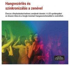 Emos GoSmart 255 cm-es lánc, 12 rész, 7 W, RGBIC+CCT, dimmelhető, WiFi LED reflektor Fotó-Videó kiegészítők - Fényterelő - Reflektor - 507234