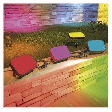 Emos GoSmart 3 darabos, 14 W, RGBIC dimmelhető, WiFi kültéri LED reflektor, kezdő készlet Fotó-Videó kiegészítők - Fényterelő - Reflektor - 507232