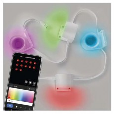 Emos GoSmart 85 cm-es lánc, 4 rész, 7 W, RGBIC+CCT, dimmelhető, WiFi LED reflektor Fotó-Videó kiegészítők - Fényterelő - Reflektor - 507235