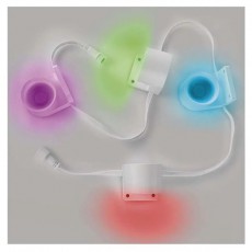 Emos GoSmart 85 cm-es lánc, 4 rész, 7 W, RGBIC+CCT, dimmelhető, WiFi LED reflektor Fotó-Videó kiegészítők - Fényterelő - Reflektor - 507235