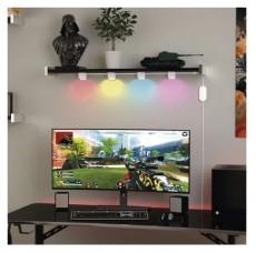 Emos GoSmart 85 cm-es lánc, 4 rész, 7 W, RGBIC+CCT, dimmelhető, WiFi LED reflektor Fotó-Videó kiegészítők - Fényterelő - Reflektor - 507235
