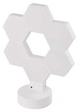 Emos GoSmart Hexagon fehér, 6 részből álló, RGBIC dimmelhető, WiFi LED asztali lámpa Háztartás / Otthon / Kültér - Világítás / elektromosság - Asztali lámpa - 507204