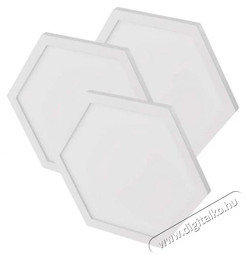 Emos GoSmart Hexagon, kiegészítő készlet,3 rész, 1,8 W, RGBIC dimmelhető, WiFi LED lámpa Fotó-Videó kiegészítők - Lámpa - LED lámpa - 507215