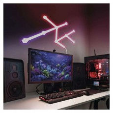 Emos GoSmart Lines fehér, 9 részből álló, 34 W, RGBIC dimmelhető, WiFi LED lámpa Fotó-Videó kiegészítők - Lámpa - LED lámpa - 507213