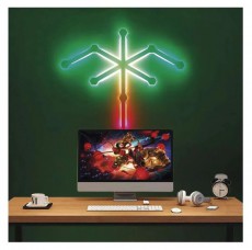 Emos GoSmart Lines fehér, 9 részből álló, 34 W, RGBIC dimmelhető, WiFi LED lámpa Fotó-Videó kiegészítők - Lámpa - LED lámpa - 507213