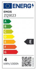 Emos ZQ5E23 A60 E27/4 W (40 W)/470 lm/természetes fehér classic LED izzó Háztartás / Otthon / Kültér - Világítás / elektromosság - E27 foglalatú izzó - 507834