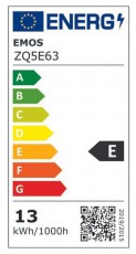 Emos ZQ5E63 A60 E27/13 W (100 W)/1521 lm/természetes fehér classic LED izzó Háztartás / Otthon / Kültér - Világítás / elektromosság - E27 foglalatú izzó - 507841