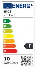 Emos ZL5F43 E27/9,4 W (60 W) /806 lm /természetes fehér LED izzó Háztartás / Otthon / Kültér - Világítás / elektromosság - E27 foglalatú izzó - 508772
