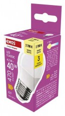 Emos ZQ6E21 E27/4,2 W (40 W)/470 lm/meleg fehér classic mini globe LED izzó Háztartás / Otthon / Kültér - Világítás / elektromosság - E27 foglalatú izzó - 508762