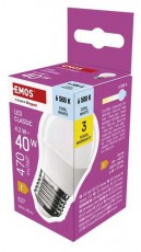 Emos ZQ6E24 E27/4,2 W (40 W)/470 lm/hideg fehér classic mini globe LED izzó Háztartás / Otthon / Kültér - Világítás / elektromosság - E27 foglalatú izzó - 508764