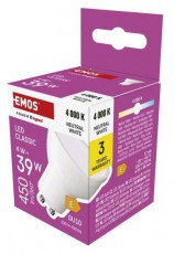 Emos ZQ8E23 classic MR16 4W 450 lm GU10 LED izzó Háztartás / Otthon / Kültér - Világítás / elektromosság - GU10 foglalatú izzó - 508752