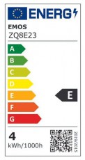 Emos ZQ8E23 classic MR16 4W 450 lm GU10 LED izzó Háztartás / Otthon / Kültér - Világítás / elektromosság - GU10 foglalatú izzó - 508752
