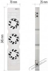 Emos radiátor alá helyezhető ventilátor kiegészítő szett Újdonságok - Új termékek - 511917