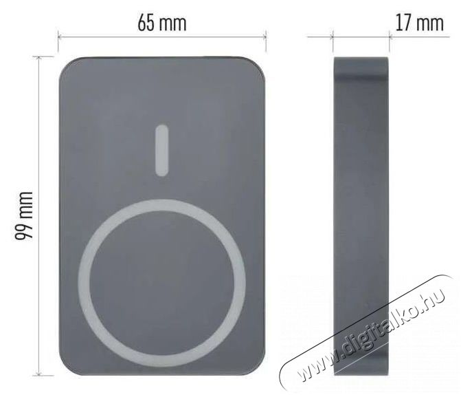 Emos WI 1046, 10 000 mAh, 20 W+Wireless, sz&uuml;rke powerbank Mobil / Kommunik&aacute;ci&oacute; / Smart - Powerbank / K&uuml;lső akkumul&aacute;tor &eacute;s t&ouml;ltő - 513836