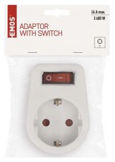 Emos P00262 kapcsol&oacute;s aljzat h&aacute;l&oacute;zati eloszt&oacute; H&aacute;ztart&aacute;s / Otthon / K&uuml;lt&eacute;r - Vil&aacute;g&iacute;t&aacute;s / elektromoss&aacute;g - H&aacute;l&oacute;zati eloszt&oacute; / hosszabb&iacute;t&oacute; / adapter - 514895