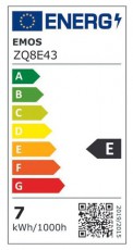 Emos ZQ8E43 classic MR16 7W 800 lm GU10 LED izzó Háztartás / Otthon / Kültér - Világítás / elektromosság - GU10 foglalatú izzó - 514863