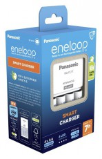 ENELOOP Panasonic K-KJ17MCC40E AA 2000mAh akkutöltő +4xAA akku Akkuk és töltők - Elem méretű akku és töltő - Szettben - 456028
