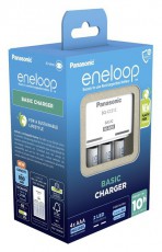 ENELOOP Panasonic K-KJ51MCD04E AAA 800mAh időzítős akkutöltő +4xAAA akku Akkuk és töltők - Elem méretű akku és töltő - Szettben - 456026