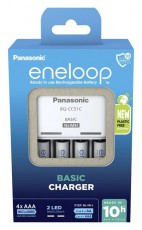 ENELOOP Panasonic K-KJ51MCD04E AAA 800mAh időzítős akkutöltő +4xAAA akku Akkuk és töltők - Elem méretű akku és töltő - Szettben - 456026