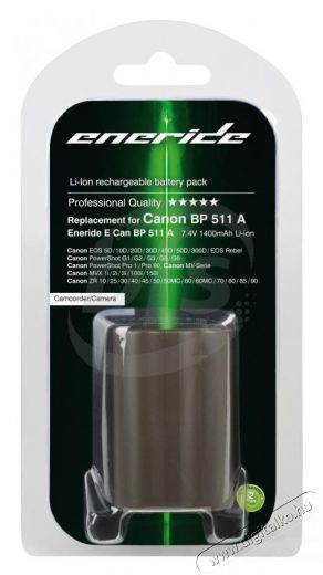 Eneride Canon BP-511 Helyettesítő Li-ion akkumulátor Akkuk és töltők - Li-ion akkumulátor és töltő (utángyártott) - Akku - 262925