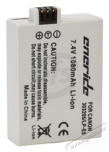 Eneride Canon LP-E5 Helyettesítő Li-ion akkumulátor Akkuk és töltők - Li-ion akkumulátor és töltő (utángyártott) - Akku - 262926