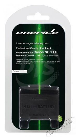 Eneride Canon NB-1LH Helyettesítő Li-ion akkumulátor Akkuk és töltők - Li-ion akkumulátor és töltő (utángyártott) - Akku - 262932