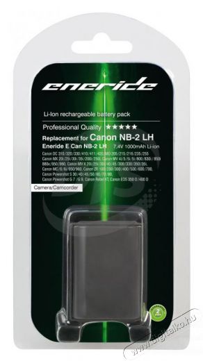Eneride Canon NB-2LH Helyettesítő Li-ion akkumulátor (1000 mAh) Akkuk és töltők - Li-ion akkumulátor és töltő (utángyártott) - Akku - 262933