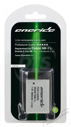 Eneride Canon NB-7L Helyettesítő Li-ion akkumulátor Akkuk és töltők - Li-ion akkumulátor és töltő (utángyártott) - Akku - 262935