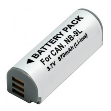 Eneride Canon NB-9L Helyettesítő Li-ion akkumulátor (870 mAh) Akkuk és töltők - Li-ion akkumulátor és töltő (utángyártott) - Akku - 262937