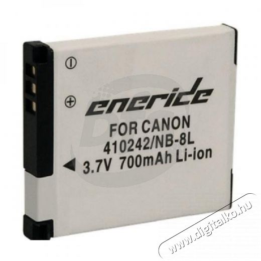 Eneride Canon NB-8L Helyettesítő Li-ion akkumulátor (700 mAh) Akkuk és töltők - Li-ion akkumulátor és töltő (utángyártott) - Akku - 262936