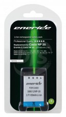 Eneride Casio NP-20 Helyettesítő Li-ion akkumulátor Akkuk és töltők - Li-ion akkumulátor és töltő (utángyártott) - Akku - 262941
