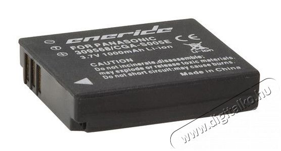 Eneride Panasonic CGA-S005E Helyettesítő Li-ion akkumulátor (1000 mAh) Akkuk és töltők - Li-ion akkumulátor és töltő (utángyártott) - Akku - 262963