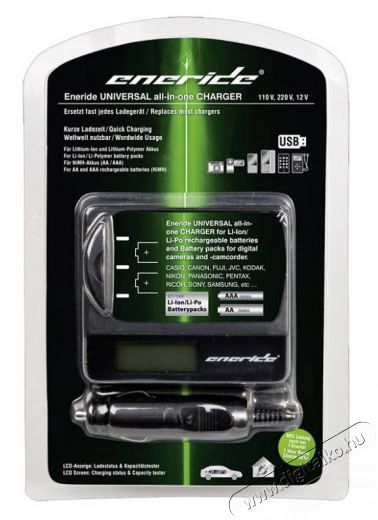 Eneride Universal All-In-One töltő Akkuk és töltők - Li-ion akkumulátor és töltő (utángyártott) - Töltő - 262923